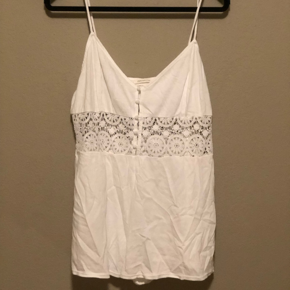 White Lace Romper